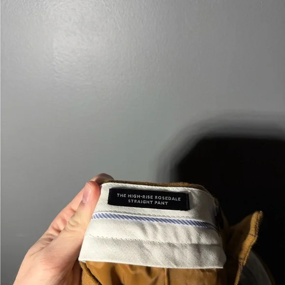 Madewell The Rosedale High-Rise Straight Pant in Pinstripe Size 6 - Picture 5 of 8